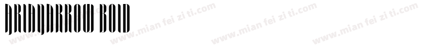 AriaNarrow Boid字体字体转换